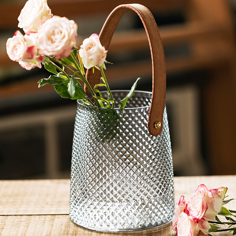 Portable light glass vase OUT OF STOCK
