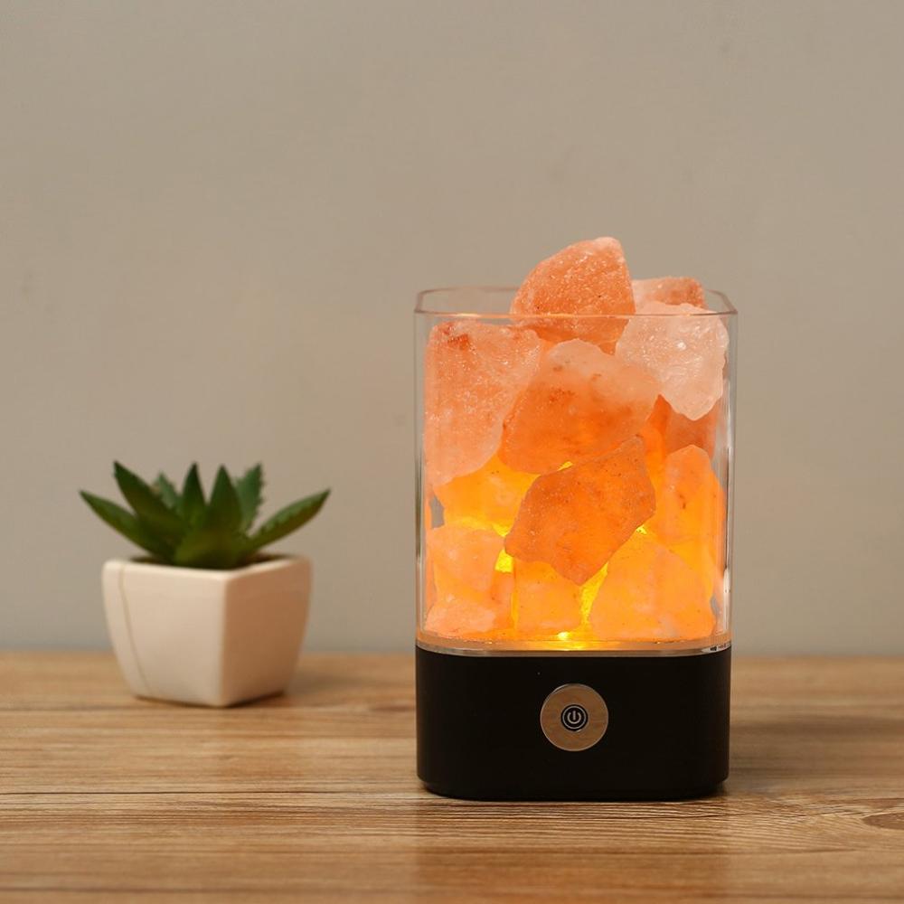 Himalayan   Crystal   Salt   Stone   Lamp   Negative   Ion   Air OUT OF STOCK