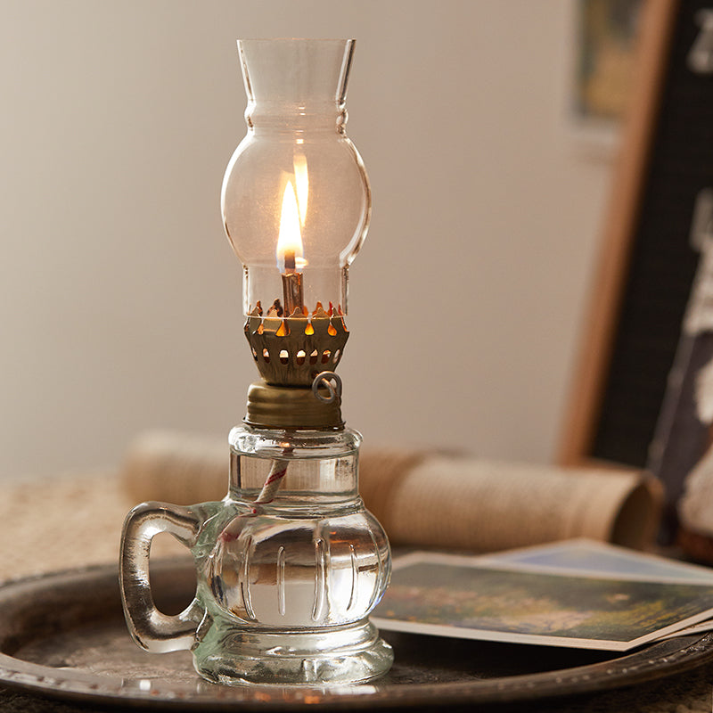 Retro Glass oil lamp