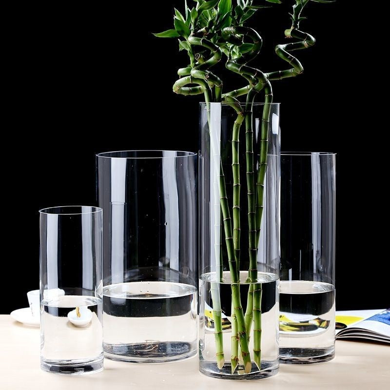 Straight cylinder glass vase OUT OF STOCK