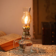 Load image into Gallery viewer, Retro Glass oil lamp
